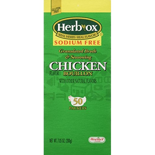 Hormel Herb Ox Beef Bouillon Sodium Free 50 Packets