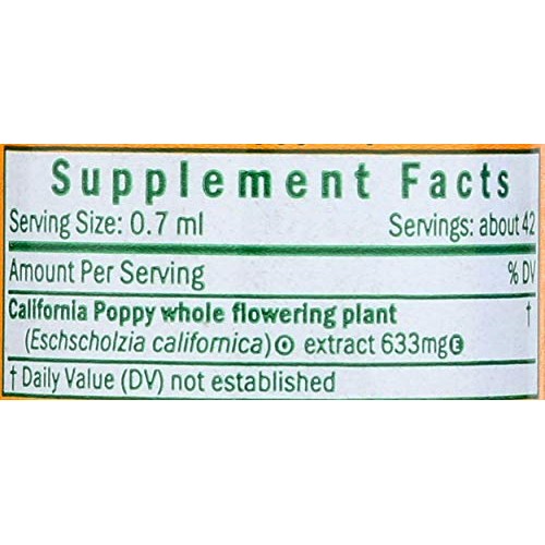 Herb Pharm Organic California Poppy Extract, 1 Fz