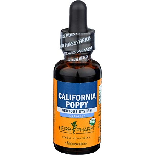 Herb Pharm Organic California Poppy Extract, 1 Fz