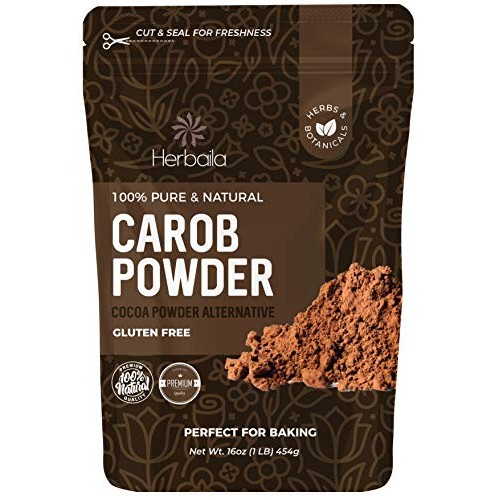 Carob powder, 1 lb. Raw Carob Powder, Carob Flour, Chocolate Sub...