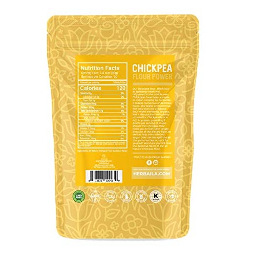 Chickpea Flour 2Lbs / 32Oz, Stone Ground Chickpea / Garbanzo Bea