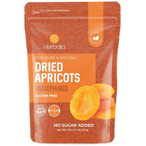 Dried Apricots No Sugar Added, 1 Pound. Sulfur Free Dried Aprico Dried Apricots No Sugar Added, 1 Pound. Sulfur Free Dried Aprico