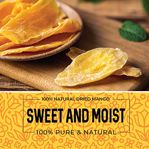 Dried Mango No Sugar Added, 16 Oz. Dried Mangoes, Unsweetened Dr