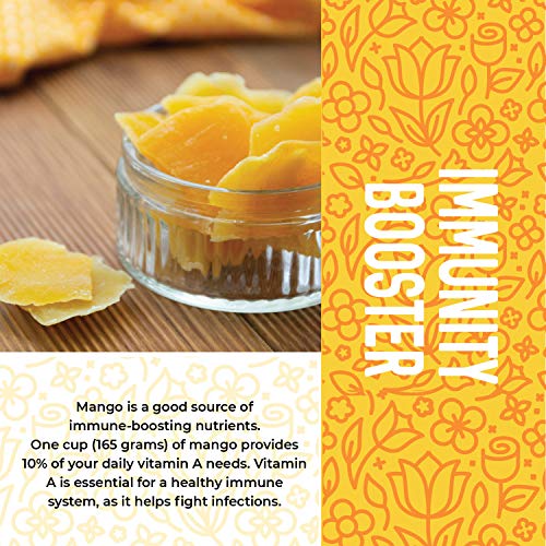 Dried Mango No Sugar Added, 16 Oz. Dried Mangoes, Unsweetened Dr
