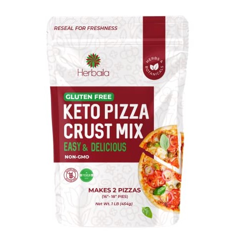 Gluten Free Pizza Crust Mix 16oz - Easy To Make Pizza Dough - Ke...