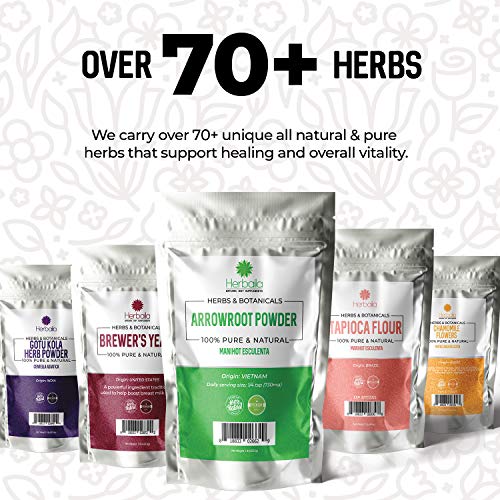 Kelp Powder 1 Lb, Natural Iodine Supplement High Fiber Raw Kel