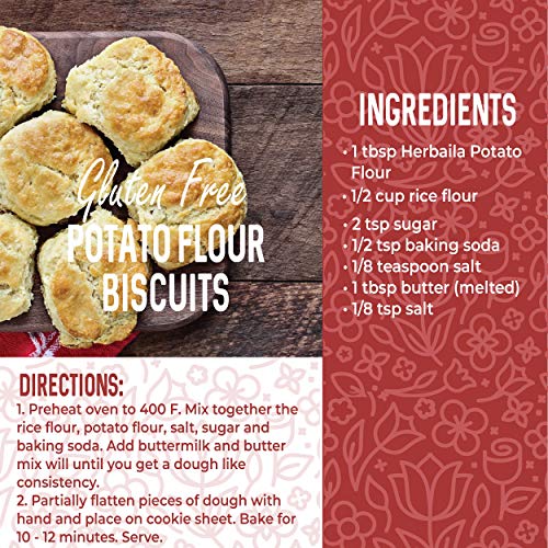 Potato Flour 32Oz, Potato Bread Flour, Gluten Free Flour, Made F