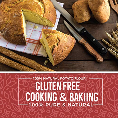 Potato Flour 32Oz, Potato Bread Flour, Gluten Free Flour, Made F