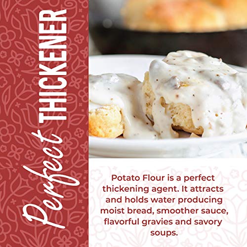 Potato Flour 32Oz, Potato Bread Flour, Gluten Free Flour, Made F