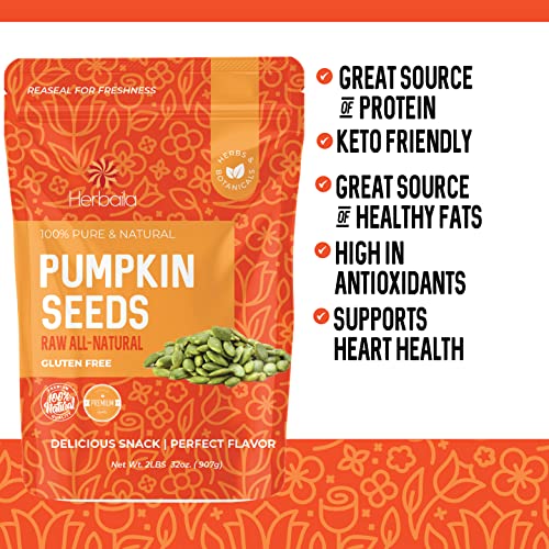 Pumpkin Seeds Raw Unsalted, 2 lbs. Pepitas Raw Pumpkin Seeds Uns...