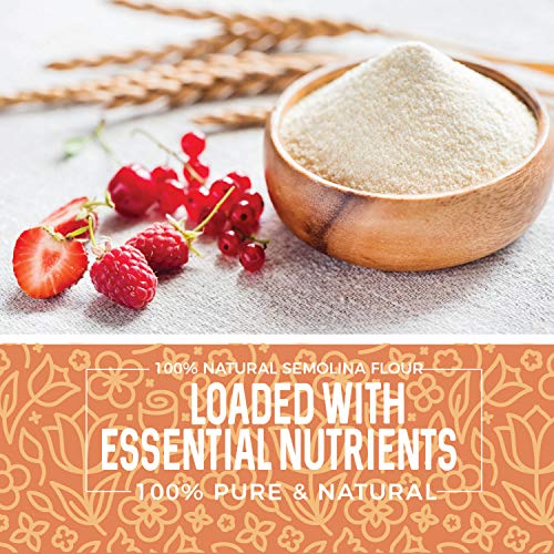 Semolina Flour 2Lbs / 32Oz, Fine Semolina Flour For Pasta, Pizza
