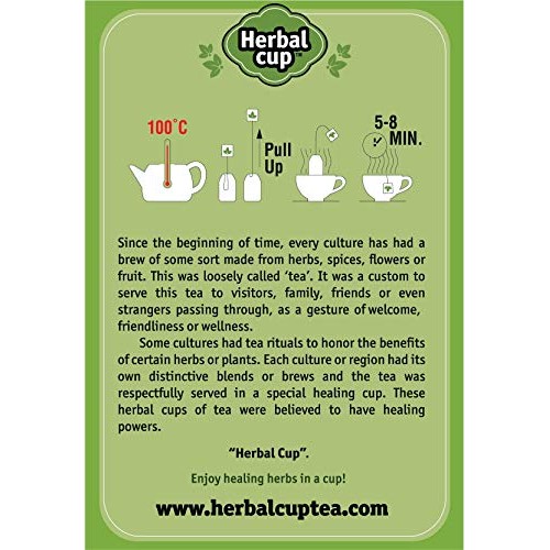 Herbal Cup Anti Stress Tea - 16 Tea Bags Organic