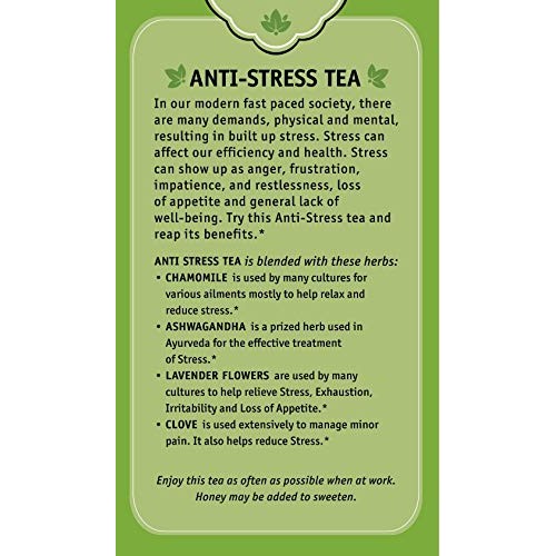 Herbal Cup Anti Stress Tea - 16 Tea Bags Organic