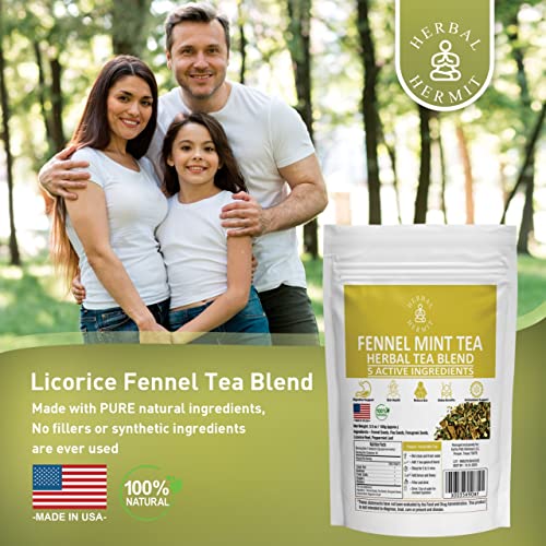 Fennel Digestive Tea 3.5oz / 100g With Peppermint, Licorice, F...