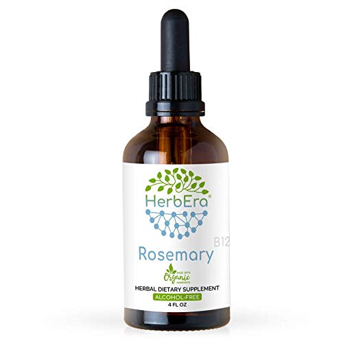 Rosemary B120 Alcohol-Free Herbal Extract Tincture, Super-Concen