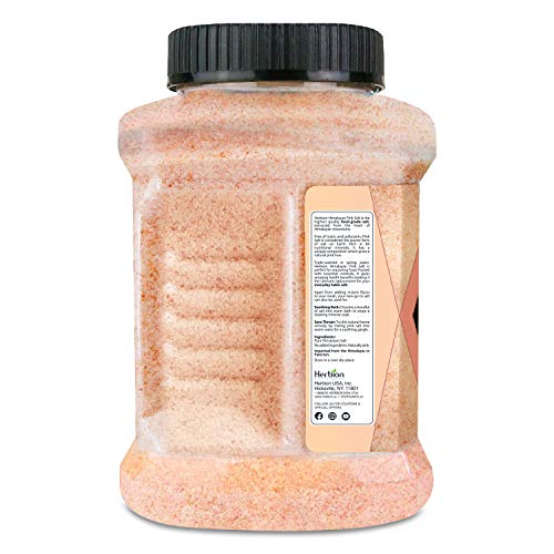 Herbion Naturals Himalayan Pink Salt Jar Fine Grain, Gmo Free, S