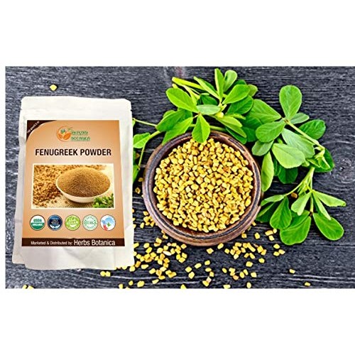 Herbs Botanica 100% Natural Fenugreek Powder Trigonella Foenum