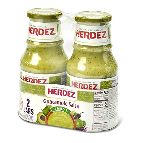 Herdez Guacamole Salsa, Mild 23.6 Oz, 2 Ct.
