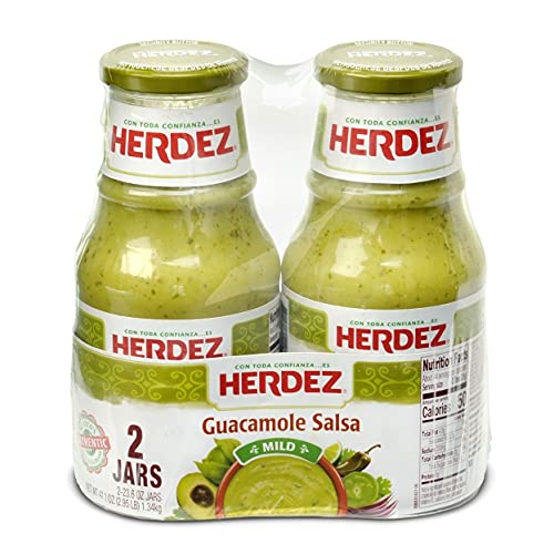 Herdez Guacamole Salsa, Mild 23.6 Oz, 2 Ct.