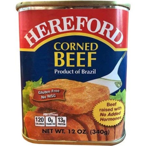Hereford Corned Beef Canned 3Pk 12Oz Cans No Added Hormones