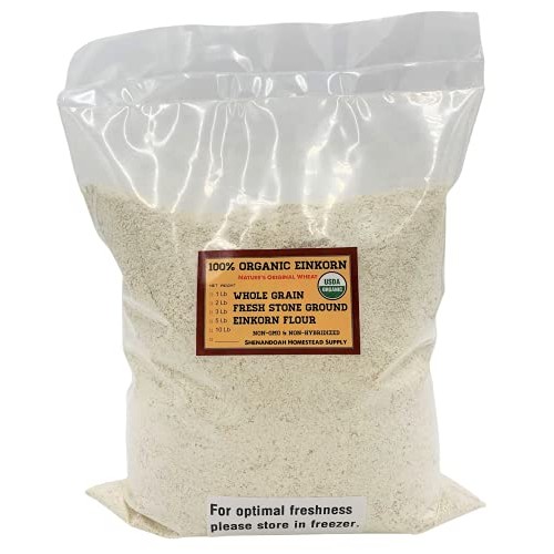 Organic Whole Grain Einkorn Flour, Fresh Stone-Ground &Amp; Usa Grow Organic Whole Grain Einkorn Flour, Fresh Stone-Ground &Amp; Usa Grow