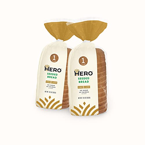 Hero Seeded Bread — Delicious Bread with 1g Net Carb, 0g Sugar, ...
