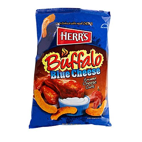 Herrs Buffalo Blue Cheese Curls 1 Oz Pack Of 7