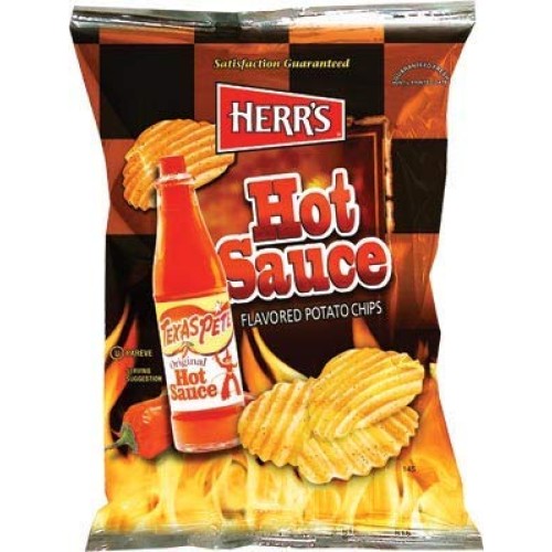 Herrs Potato Chips, Honey Bbq, Tx Pete Hot Sauce, Creamy Ranch