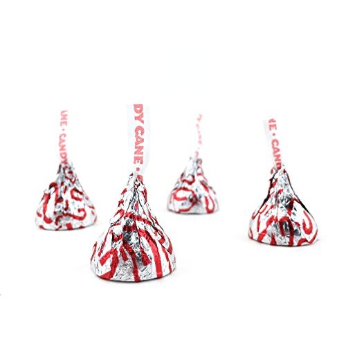 Hersheys Candy Cane Mint Candy With Stripes And Candy Bits, Red