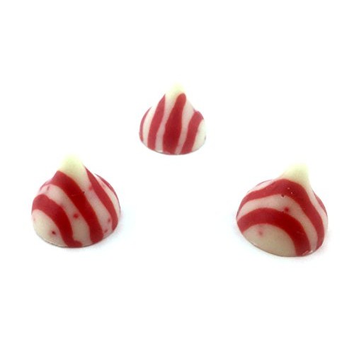 Hersheys Candy Cane Mint Candy With Stripes And Candy Bits, Red