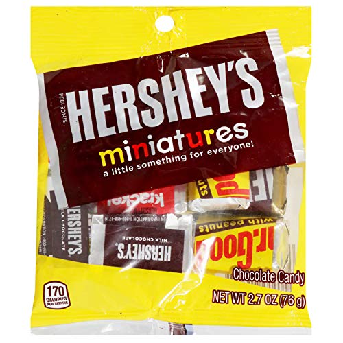 Hershey 1 Bag Miniatures Assorted Mini Candy Bars - Mr. Goodba