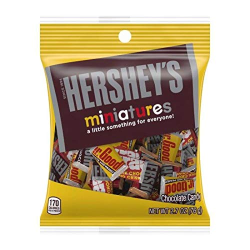 Hershey 1 Bag Miniatures Assorted Mini Candy Bars - Mr. Goodba