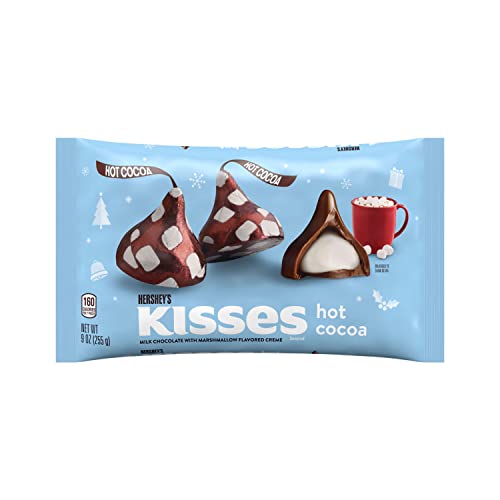 HERSHEYS KISSES Hot Cocoa Milk Chocolate with Marshmallow Flavo...