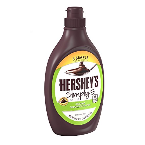 Hersheys Chocolate Syrup Simply 5, 21.8Oz
