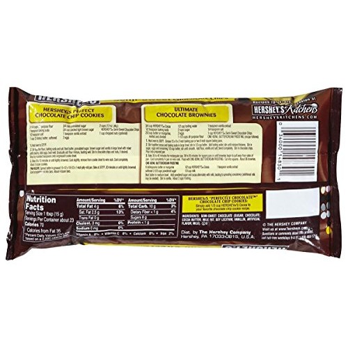 Hersheys Semi-Sweet Chocolate Baking Chips - 12 Oz - 2 Pk