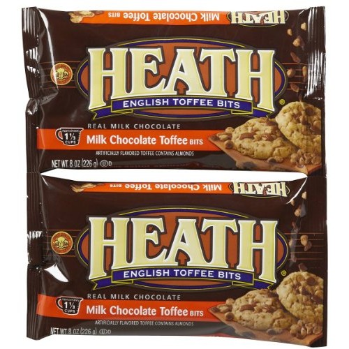 Hersheys Heath Milk Chocolate Toffee Baking Bits - 8 Oz - 2 Pk