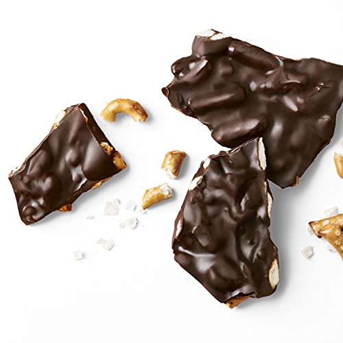 Barkthins Dark Chocolate Pretzel And Sea Salt Snacking Chocolate