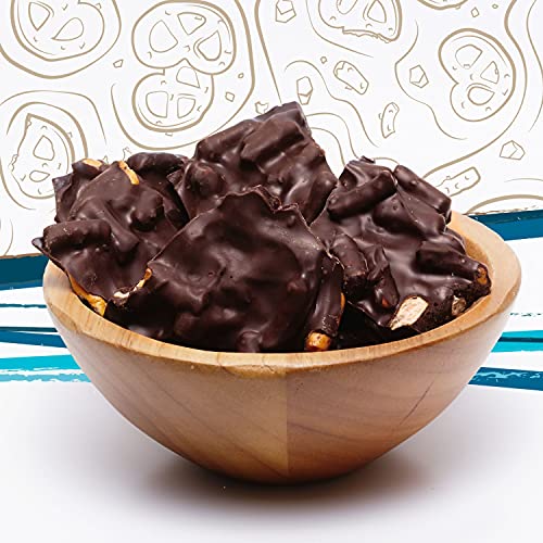 Barkthins Dark Chocolate Pretzel And Sea Salt Snacking Chocolate