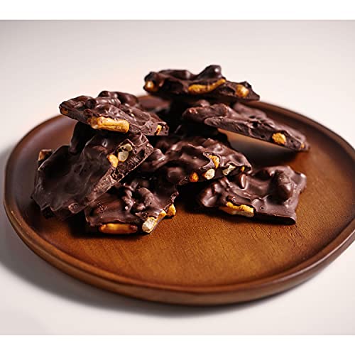 Barkthins Dark Chocolate Pretzel And Sea Salt Snacking Chocolate