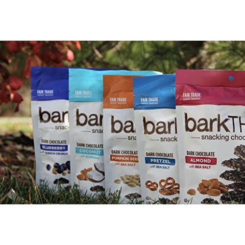 Barkthins Dark Chocolate Pretzel And Sea Salt Snacking Chocolate