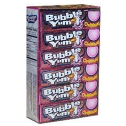 Bubble Yum Bubble Gum, Original - 18 - 5 Piece Packages [90 Pieces]