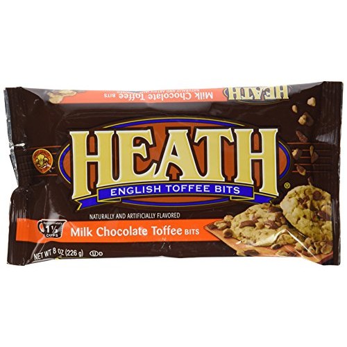 Heath Milk Chocolate & Toffee Bits, 8-Ounce bags Pack of 6