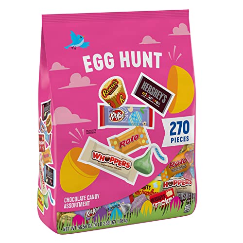 Hershey Chocolate Assortment Treats, Easter Candy, 66.58 oz Bulk...