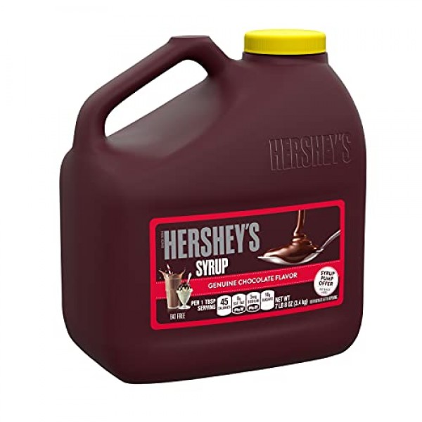 Hersheys Syrup 7 Lb 8 Oz, Chocolate, 120 Ounce