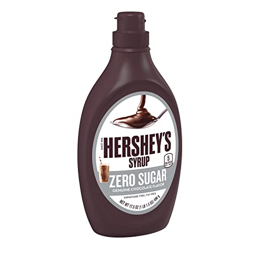 Hersheys, Sugar Free Chocolate Syrup, 17.5 Oz