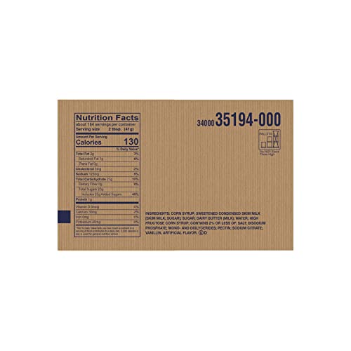 HERSHEYS Caramel Topping, Baking, Bulk, 16.62 lbs Pouches 4 Co...