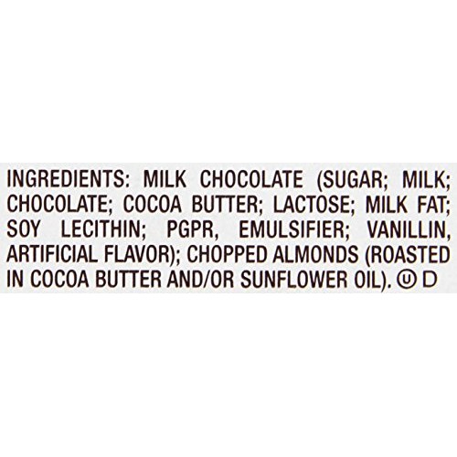 Hersheys Chocolate Candy Bars With Almonds, King Size Pack Of 18