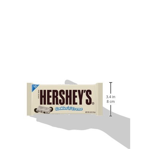 Hersheys Chocolate Extra Large Cookies N Crème Bars, Easter C