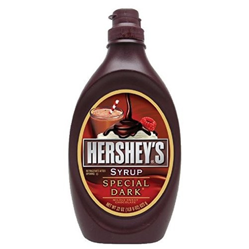 HERSHEYS Chocolate Syrup, Special Dark, 22 Ounce Pack of 6 HERSHEYS Chocolate Syrup, Special Dark, 22 Ounce Pack of 6