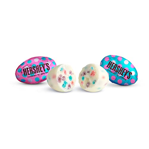 HERSHEYS Cookies n Creme Eggs, Easter Candy, 8.5 oz Bag